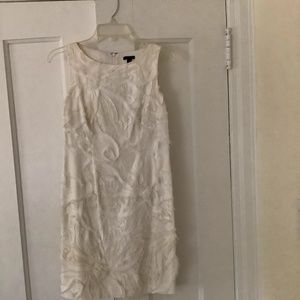 Ann Taylor Summer White Dress